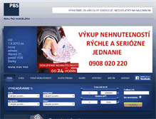Tablet Screenshot of pbservices.sk